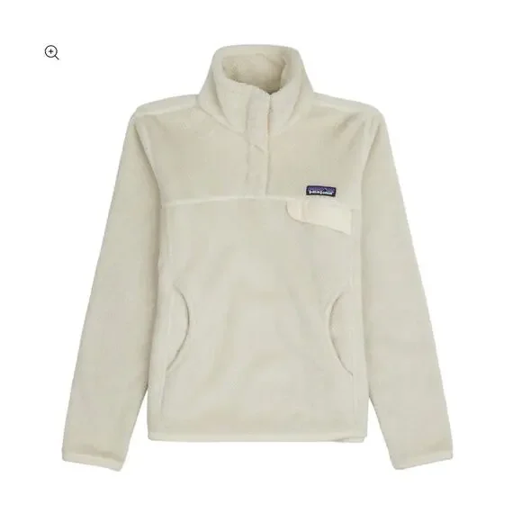 Patagonia Snap T Fleece Pullover Cream size small - Picture 3 of 11